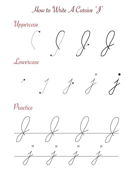 cursive capital i|what does a cursive j look like.